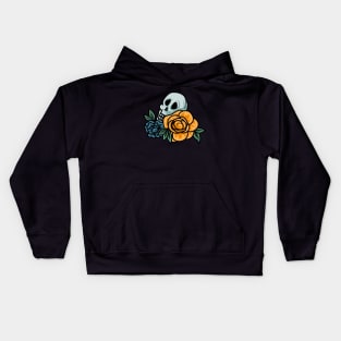 Skull Rose Kids Hoodie